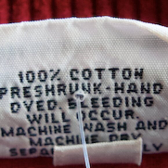 CP Shades Vintage Boxy Oversized Chunky Red Corduroy Jacket - Picture 4 of 5